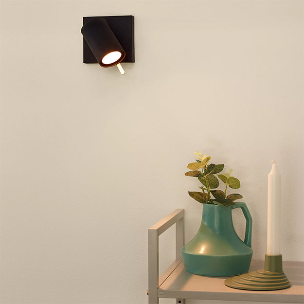Foco metal negro bronce 10x15 cm GU10 - LUFO0005