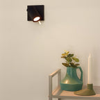 Foco metal negro bronce 10x15 cm GU10 - LUFO0005