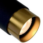 Foco metal negro oro mate 10 x 14 cm GU10 - LUFO0009
