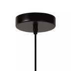 Lámpara colgante metal negro Ø 28 cm E27 - LULC0070