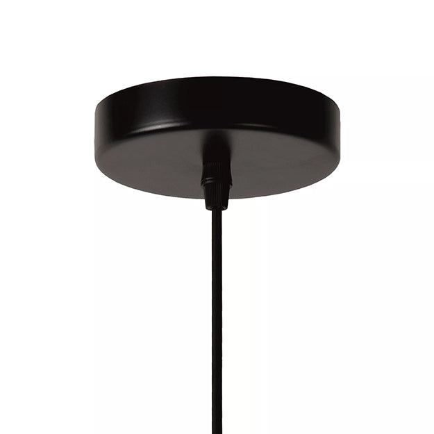 Lámpara colgante metal negro Ø 28 cm E27 - LULC0070