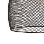 Lámpara colgante metal negro Ø 28 cm E27 - LULC0070