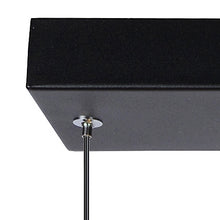 Cargar imagen en el visor de la galería, Lámpara colgante aluminio negro 1,01 mt. LED 5 luces 35W - LULC0107
