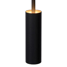 Cargar imagen en el visor de la galería, Lámpara colgante metal negro Ø 26 cm LED 3 luces 21W - LULC0119
