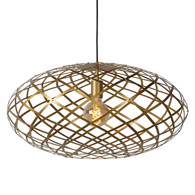 Lámpara colgante metal oro mate Ø 65 cm E27 - LULC0159