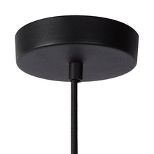 Cargar imagen en el visor de la galería, Lámpara colgante metal negro Ø 45 cm E27 - LULC0165
