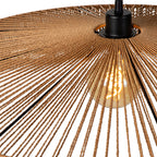 Lámpara colgante ratán natural Ø 70 cm E27 - LULC0207