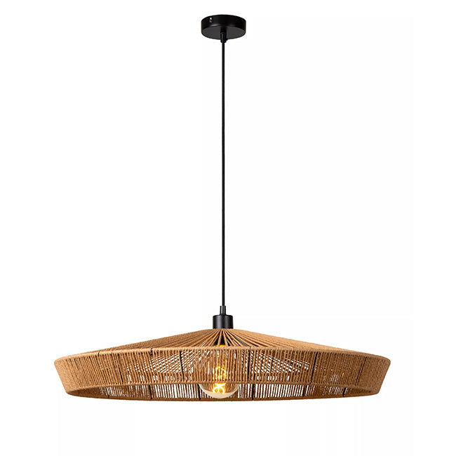 Lámpara colgante ratán natural Ø 70 cm E27 - LULC0207