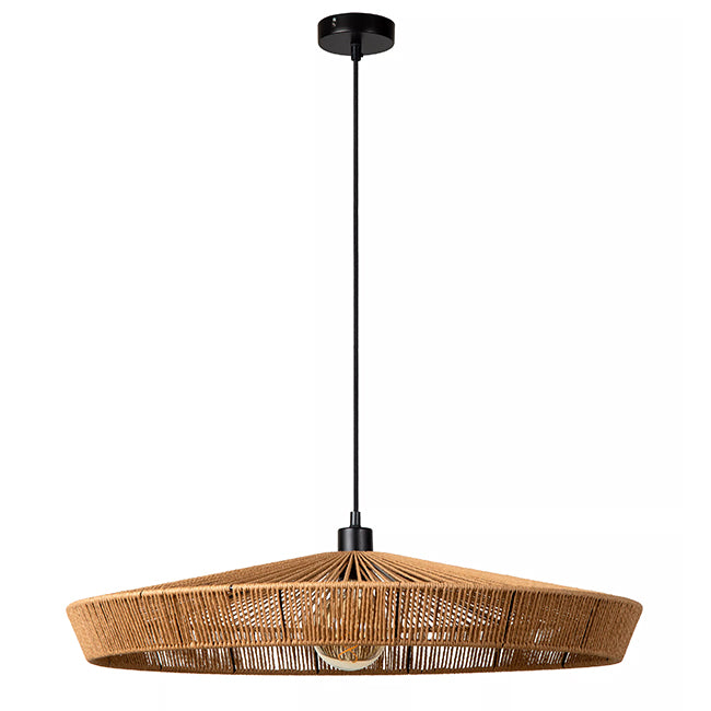 Lámpara colgante ratán natural Ø 70 cm E27 - LULC0207