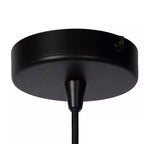 Lámpara colgante metal negro Ø40 cm E27 - LULC0215