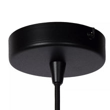 Cargar imagen en el visor de la galería, Lámpara colgante metal negro Ø40 cm E27 - LULC0215

