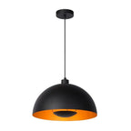 Lámpara colgante metal negro Ø40 cm E27 - LULC0215