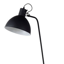 Cargar imagen en el visor de la galería, Lámpara de pie metal negro Ø 28x1,60 cm E27 - LULP0010
