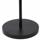 Lámpara de pie metal lector negro Ø 25,4x1,80 cm LED 20W 4W - LULP0021