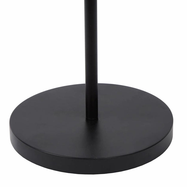 Lámpara de pie metal lector negro Ø 25,4x1,80 cm LED 20W 4W - LULP0021