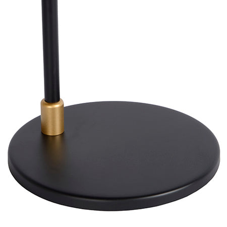 Lámpara de pie metal negro bronce envejecido Ø 25x1,67 cm GU10 - LULP0024