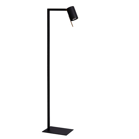 Lámpara de pie metal negro 28x1,30 cm GU10 - LULP0030