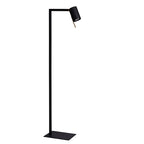 Lámpara de pie metal negro 28x1,30 cm GU10 - LULP0030