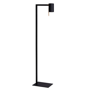 Lámpara de pie metal negro 28x1,30 cm GU10 - LULP0030