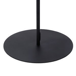 Lámpara de pie metal negro bronce Ø 45x1,43 2 luces cm E27 - LULP0031