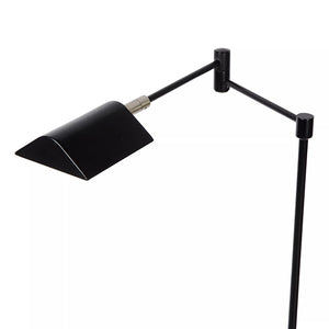 Lámpara de pie metal negro dorado 1,26 cm LED 9W - LULP0042