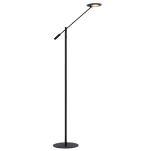 Lámpara de pie metal negro Ø 25x1,4 cm LED 9W - LULP0044
