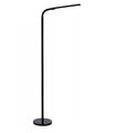Lámpara de pie metal negro flexible Ø 20x1,53 cm LED 5W - LULP0056