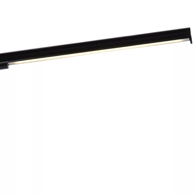 Lámpara de pie metal negro flexible Ø 20x1,53 cm LED 5W - LULP0056