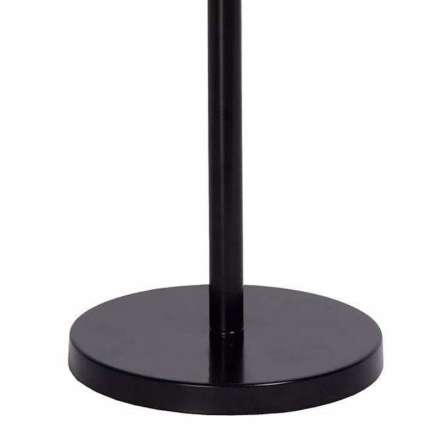 Lámpara de pie metal negro flexible Ø 20x1,53 cm LED 5W - LULP0056