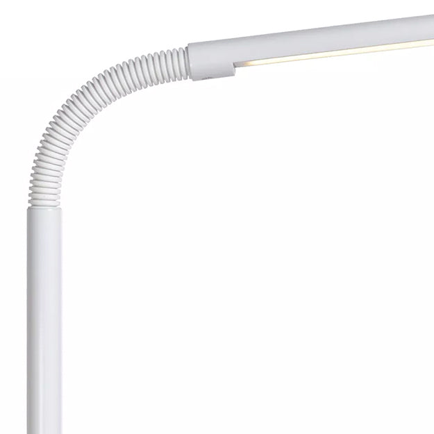 Lámpara de pie metal blanco flexible Ø 20x1,53 cm LED 5W - LULP0059