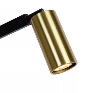 Lámpara de pie metal negro bronce  27x1,62 cm GU10