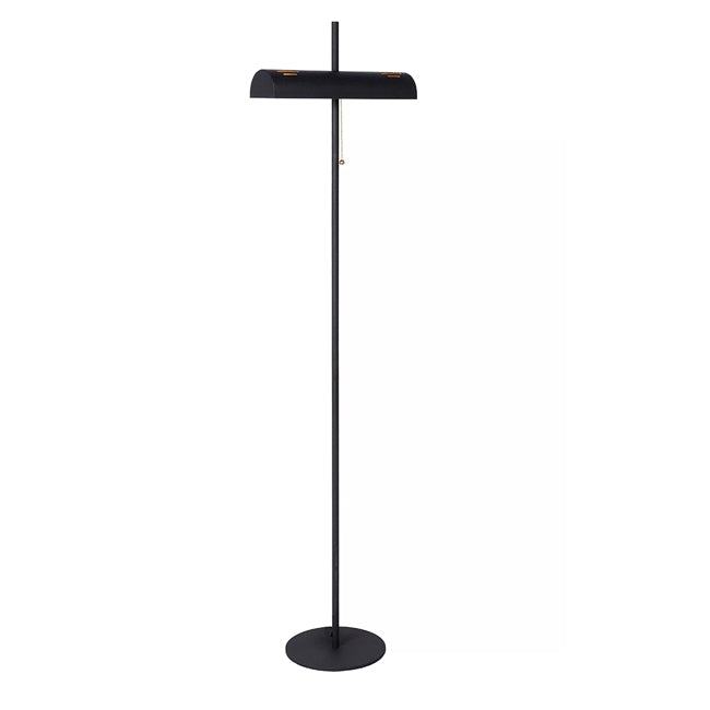 Lámpara de pie metal negro bronce Ø23x1,405 cm 2 luces E27 - LULP0066
