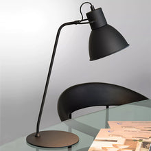 Cargar imagen en el visor de la galería, Lámpara sobremesa metal negro Ø 20x50 cm E14 - LULS0008
