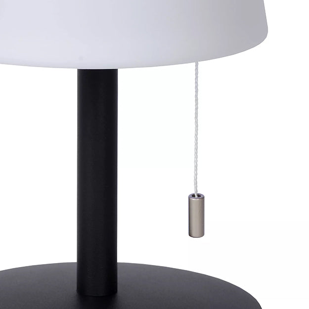 Lámpara sobremesa PVC negro opal Ø 15,4x26 cm LED 1,8W - LULS0114