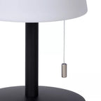 Lámpara sobremesa PVC negro opal Ø 15,4x26 cm LED 1,8W - LULS0114