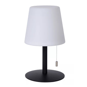 Lámpara sobremesa PVC negro opal Ø 15,4x26 cm LED 1,8W - LULS0114