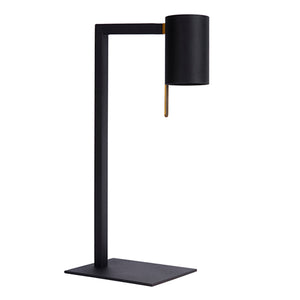 Lámpara sobremesa metal negro 20x50 cm GU10 - LULS0040