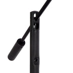 Lámpara de pie metal negro Ø 25x1,4 cm LED 9W - LULP0044