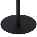Lámpara de pie metal negro Ø 25x1,4 cm LED 9W - LULP0044