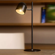 Cargar imagen en el visor de la galería, Lámpara sobremesa metal negro Ø16x46 cm LED 5 W - LULS0092
