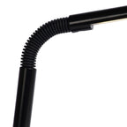 Lámpara sobremesa metal negro flexible Ø 14x49 cm LED 3W