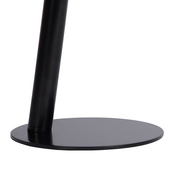 Lámpara sobremesa metal negro flexible Ø 14x49 cm LED 3W