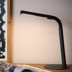 Lámpara sobremesa metal negro flexible Ø 14x49 cm LED 3W