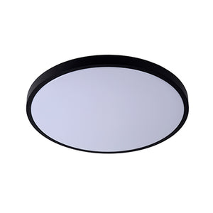 Plafón metal negro dimeable Ø 47,5x9,4 cm LED 40W