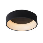 Plafón metal negro Ø 45,5x13 cm LED 30W - LUPL0016