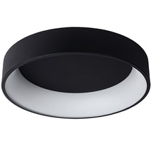 Cargar imagen en el visor de la galería, Plafón metal negro Ø 45,5x13 cm LED 30W - LUPL0016
