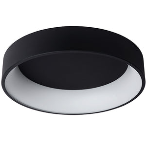 Plafón metal negro Ø 45,5x13 cm LED 30W - LUPL0016