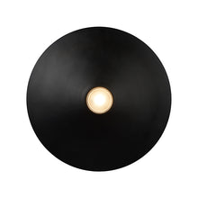 Cargar imagen en el visor de la galería, Plafón metal negro Ø 35x5 cm LED 12W - LUPL0038
