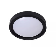 Cargar imagen en el visor de la galería, Plafón sintético negro Ø 30x10 cm 2 luces E27 - LUPL0069
