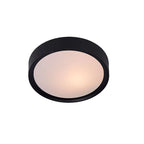 Plafón sinético negro Ø 25x7cm E27 - LUPL0071